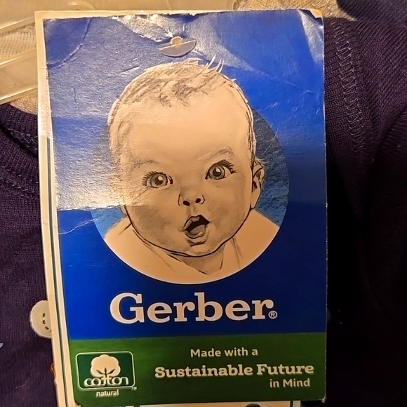 GERBER Newborn 3 pack short sleeve onesie for boys - Picture 4 of 8